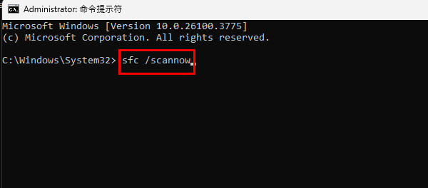 使用系统文件检查器(SFC) 使用系统文件检查器(SFC)