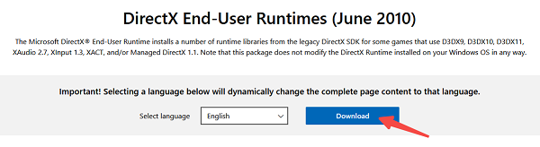 离线安装 DirectX 11 完整包