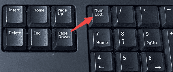 激活NumLock键
