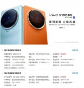 网传vivo X100 Ultra部分配置参数如下：