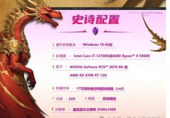 畅玩魔兽世界中高配置推荐